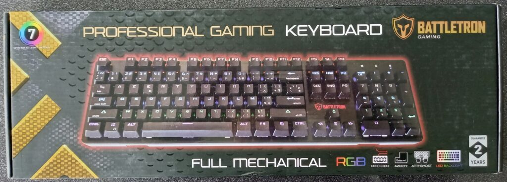 Clavier "Professionnal Gaming Keyboard" 1