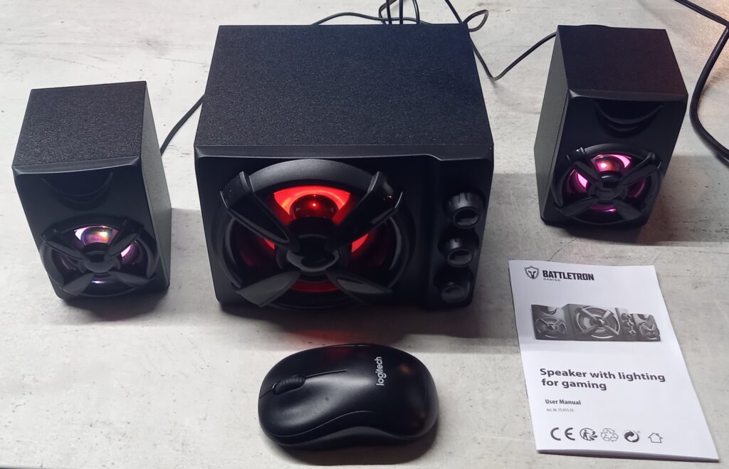 Enceintes "Speaker with lighting for gaming" 3