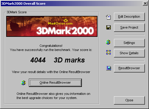 3DMark 2000 FX 5500