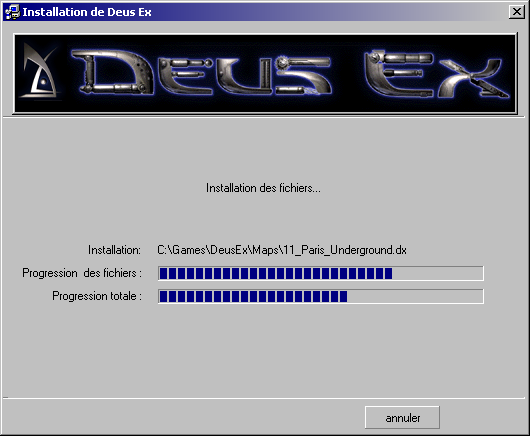 Installation Deus EX